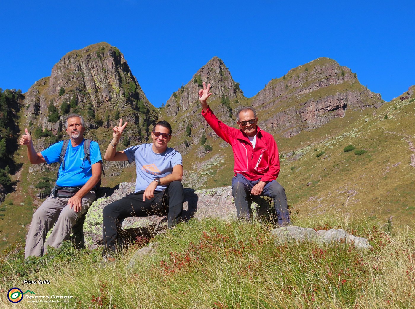 Tre amici con tre Pizzi! Tre amici con Tre Pizzi !